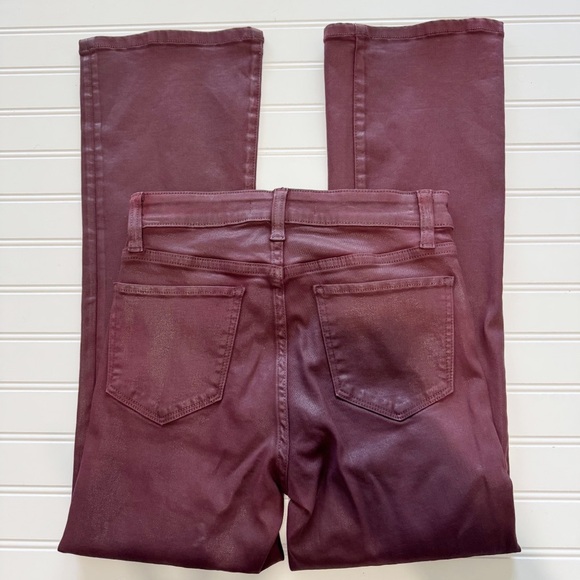 Joe's Jeans Callie Coated High Waist Ankle Bootcut Jeans - Size 25 - Picture 3 of 7